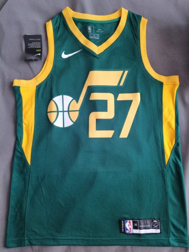 NBA 27 Gobert Jazz 20-21 earned Maillot green